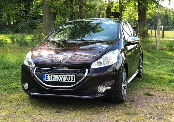 samochody osobowe Peugeot 208 cena 27000 przebieg: 111800, rok produkcji 2012 z Mieroszów